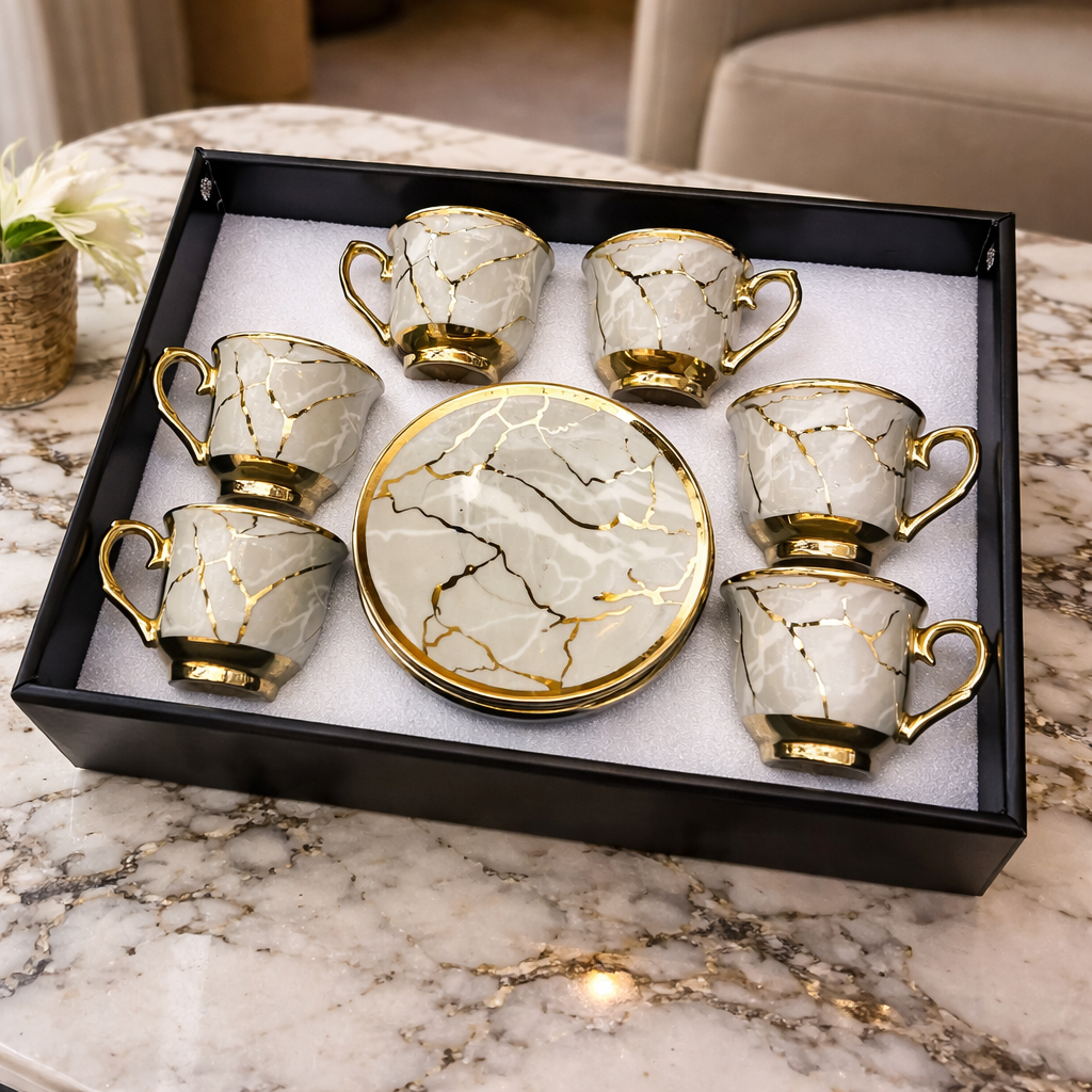 Xícaras em Porcelana Linha Premium - Elegância em cada detalhe  - HENLAR STORE