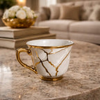 Xícaras em Porcelana Linha Premium - Elegância em cada detalhe  - HENLAR STORE