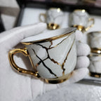 Xícaras em Porcelana Linha Premium - Elegância em cada detalhe  - HENLAR STORE