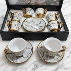 Xícaras em Porcelana Linha Premium - Elegância em cada detalhe  - HENLAR STORE
