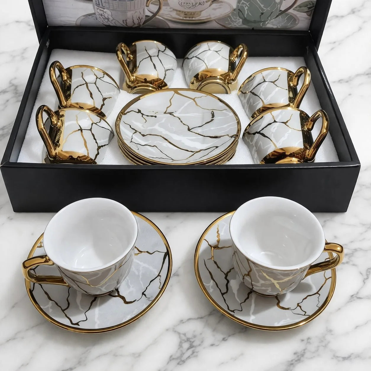 Xícaras em Porcelana Linha Premium - Elegância em cada detalhe  - HENLAR STORE